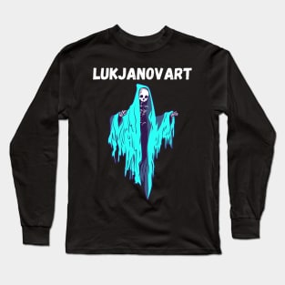 LukjanovArt Death Fan Art Merch Long Sleeve T-Shirt